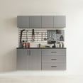 thumbnail image 5 of Wooden Cabinets, Astro Series 32 in. W x 16 in. H x 16 in. D Metal Wall Storage Cabinet, Metallic Grey Living Room Cabinets,Wood Cabinets With Doors, Furniture Primary Living Space Cabinets, 5 of 9
