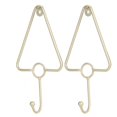 thumbnail image 2 of ganchos para colgar en la pared, imagen de pared, percha para sombrero, para el hogar, dormitorio, baño, dorado, 2 of 14