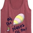 thumbnail image 3 of Dr. Seuss - Oh The Places I'll Go Balloon - Women's Racerback Tank Top, 3 of 6