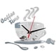 thumbnail image 1 of Pared De Acrílico Diy, Reloj De Tiempo De Café Silencioso Moderno, Pegatina De Pared Con Forma De Taza, Reloj Numérico Hueco Advancent HA039720-05, 1 of 6