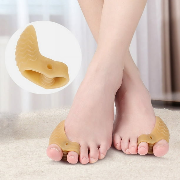 Ortesis para hallux valgus con separación del dedo gordo del pie, funda ortopédica para hueso del pie grande con iones negativos y orificio doble para separación del dedo gordo del pie