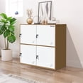 thumbnail image 7 of MECOLOR -Metal Gym Office School and Employee Locker Cabinet with 4 Doors White Color, 7 of 7