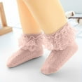 thumbnail image 3 of ameIAEA Baby Girls Dress Ankle Sock Frilly Lace Ruffle Socks for Girls Newborn Infant Toddler Kids, 3 of 4