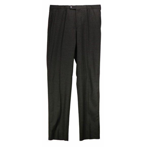 Vigano Pantalon Habillé en Laine Gris Foncé pour Homme - 34 Pouces