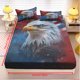 thumbnail image 3 of Juego de sábanas ajustables tamaño matrimonial | Juego de ropa de cama de 3 piezas con fundas de almohada | Tema patriótico del Día de la Independencia, 3 of 3