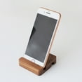 thumbnail image 3 of Cell Phone Stand Wooden Phone Stand Phone Stand Wooden Phone Dock Mobile Phone Holder, 3 of 5