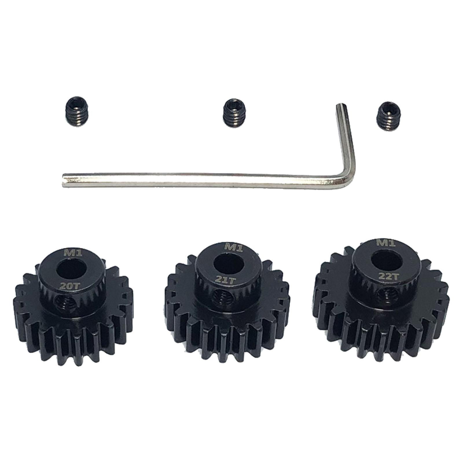 3x Metal Steel 48P Motor Gears Kit for 1/12 1/14 RC Brushless Brushed Motor 