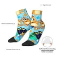 thumbnail image 4 of Lsque Bluey Printed Crew Socks, Moisture-Wicking Socks, Athletic Socks for Men Breathable Cushion Socks Casual Sport Socks for Running Traveling, 4 of 6