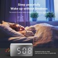thumbnail image 2 of Walson LED Digital Clock USB Rechargeable Tabletop Time Date Temperature Display Alarm Electronic Decorations Clocks Living Room Red, 2 of 9