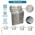 thumbnail image 6 of Silver Grey Table Runner 120 Inches, Farmhouse Gray Barn Wooden Vintage Striped Bed Runner Dresser Scarves Tabletop for Indoor Outdoor Parties/Ceremony/Banquet, 13"x 120", 6 of 9
