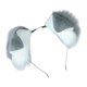 thumbnail image 1 of Diadema con orejas de perro jinwen para disfraz Gris, 1 of 8