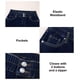 thumbnail image 4 of Jeans Astylish para mujer, cintura alta, pernera ancha, azul marino, 4 of 6