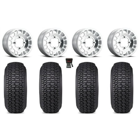 Method 412 15×6 Wheels Raw (5+1) 35 Regulator 2 Tires Can-Am Commander Maverick Renegade Outlander Defender