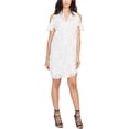 thumbnail image 2 of Rachel Roy Womens Modern Shirt Dress, White, Medium, 2 of 2