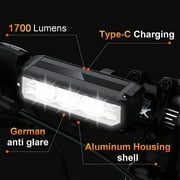 20000lm Bicycle Lights USB Charging Night Riding Equipment Outdoor Cycling Lights Aluminum Headlight