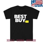 Best Buy Store Men's Black T-shirt Size S to 5XL