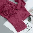 thumbnail image 3 of Abcnature Women Daily Comfort Bras Printing Gathered Together Plus Size Daily Bras Underwear no Rims, 3 of 4