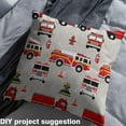 thumbnail image 2 of Castle Fairy Fire Truck Boy Fabric by the Yard 1 Yard,Firefighter Car Home Decor Fabric by the Yard,Cartoon Car Room Decor Fabric by the Yard,Ultra Soft Home Decor, 2 of 6