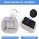 thumbnail image 4 of Cama de lujo para perros, camas cuadradas para perros, colchoneta larga de felpa para perros pequeños, medianos y grandes, suministros para perros, cama calmante, perrera lavable, 4 of 4