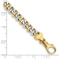 thumbnail image 2 of 14k Two-tone 6.85mm Polished Fancy Link Chain, 2 of 2