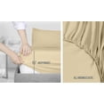 thumbnail image 4 of Juego de sábanas Utopia Bedding Queen Soft de microfibra, 4 piezas, color beige, 4 of 8