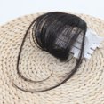 thumbnail image 3 of Lubelski Pince à Cheveux Faux Air Bangs Perruque Complète Fine Extension de Frange, 3 of 7