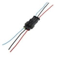 thumbnail image 3 of jiaping 4xCar HID Electrical Wire Plug w/ 14AWG Cable Wire Harness Clips 3pin, 3 of 9
