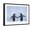 Black Frame, variant on Art.com Gentoo Penguin Pair 'Holding Hands' Photographic Print, 16" x 12"