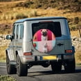 thumbnail image 5 of Salouo Colorful Dog Cat Collage Print Spare Tire Cover 14-17 inch Spare Tire Protector Universal Tough Tire Wheel Cover for Trailer SUV and Truck-17 inch, 5 of 6