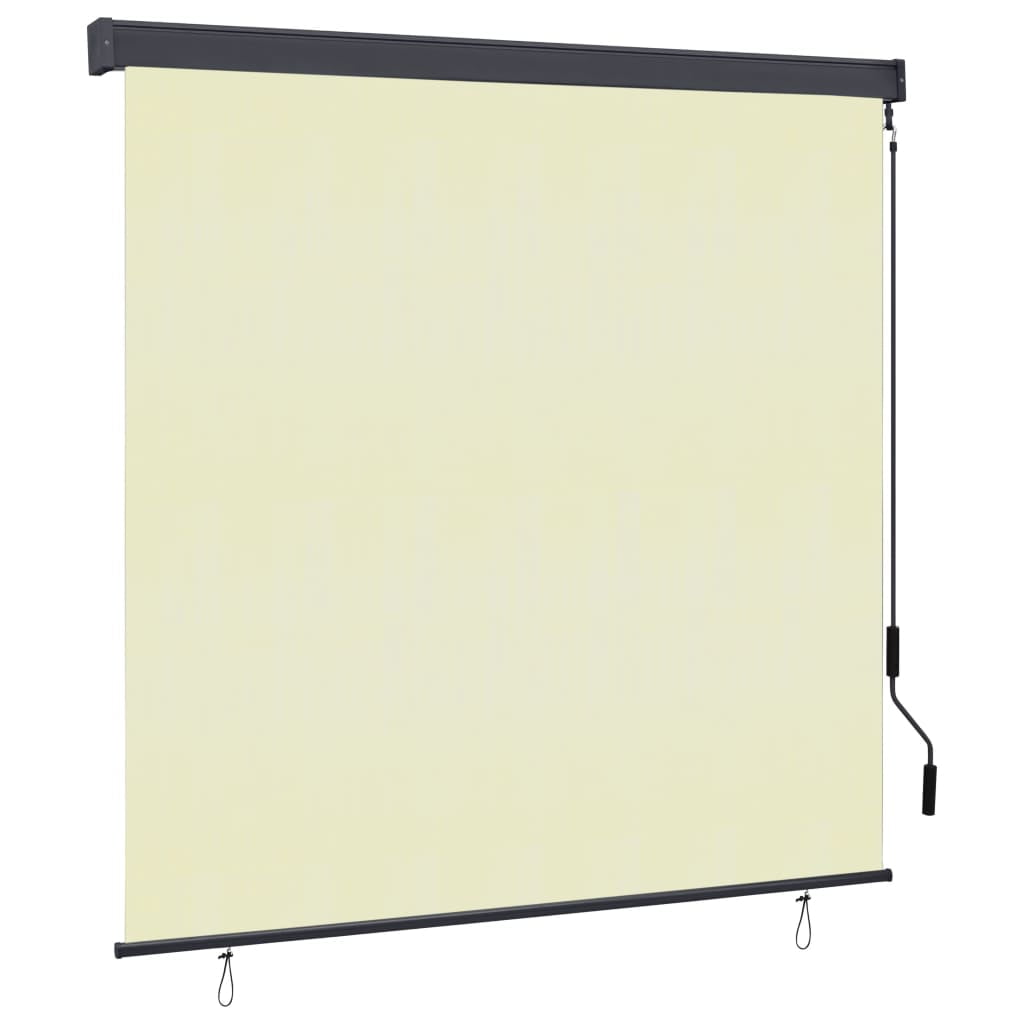 YLSHRF Outdoor Roller Blind 66.9"x98.4" CreamWindow Blinds & Shades