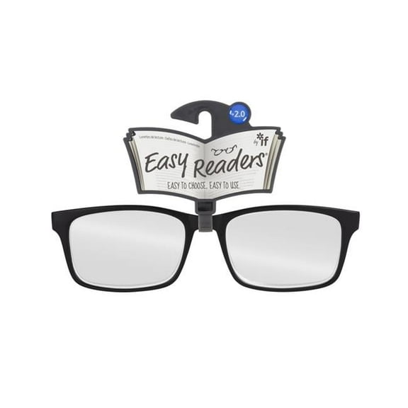 Easy Readers Dayfarer Glasses, Black - Plus 2.0