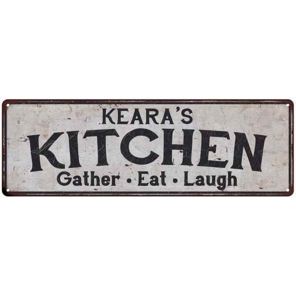 KEARA's Kitchen Gift Rustic Chic Decor Gift 6x18 Sign 206180051329