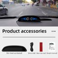 thumbnail image 4 of stanreset Car Speedometer LED Digital On-board USB Head Up Display HUD Odometer Clock Multifunctional Truck Driving Speed Gauge, 4 of 6