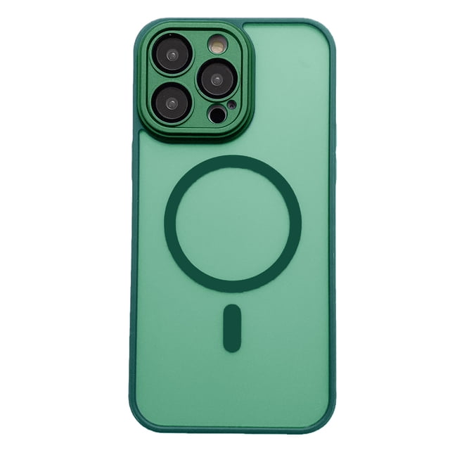 Estuche magnético diseñado para iPhone 15PRO, estuche protector delgado y translúcido a prueba de golpes