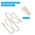 thumbnail image 2 of Bow String Replacement,12 Strands Recurve Bowstring for AMO 59" Traditional Recurve Bow, Black Orange, 2 of 5