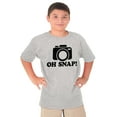 thumbnail image 5 of Oh Snap Shot Photography Photographer Crewneck T Shirts Boy Girl Teen Brisco Brands L, 5 of 6