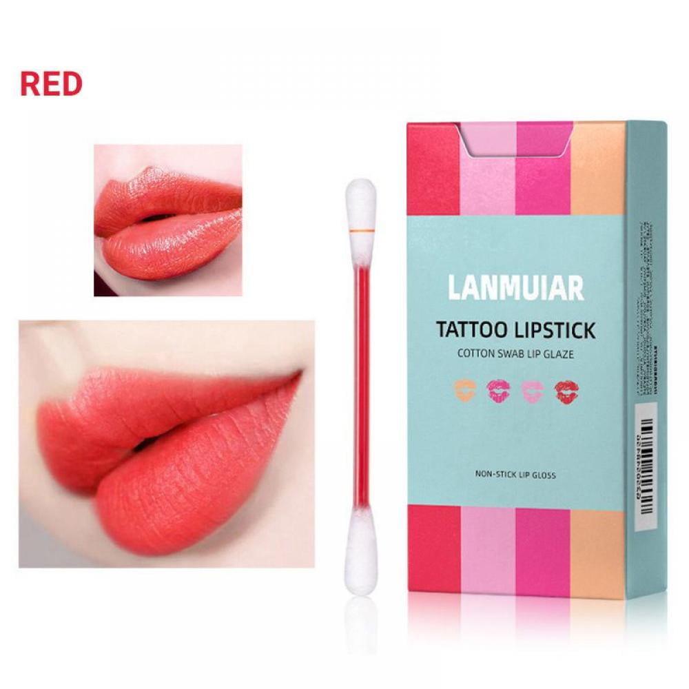20 Pcs/Set of Tattoo Lipstick, Cigarette Box Cotton Swab Lipstick