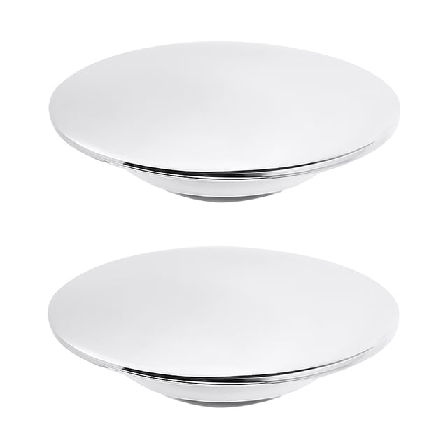 Bathroom Sink Drain Stopper Cover with Durable Stainless Steel Material for Long Lasting Use 2 Pcs