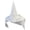 White, variant on FASHOFT Lace Veil Hat Halloween Costumes Accessory Mysterious Pentagram Wizard Cap Masquerade Party Stage Performance Dress Up Prop Halloween Costume One Size
