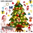 thumbnail image 2 of DIY Felt Christmas Tree Merry Christmas Decorations For Home 2021 Cristmas Ornament Xmas Navidad Gifts Santa Claus New Year Tree, 2 of 4