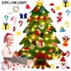 thumbnail image 2 of DIY Felt Christmas Tree Merry Christmas Decorations For Home 2021 Cristmas Ornament Xmas Navidad Gifts Santa Claus New Year Tree, 2 of 4