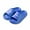 Blue, variant on Herrnalise Big Kids Pool Slides Non-Slip Open Toe Slippers Childs Boys Girls Solid Lightweight Sandals on Beach Shower