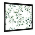thumbnail image 2 of Designart 'Green Eucalyptus Plant Branches IV' Traditional Framed Art Print, 2 of 4