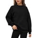thumbnail image 4 of Cowsor Cute Hoodie for Teen Girls Trendy Solid Color Preppy Hooded Sweatshirts Kids Pullover Long Sleeve School Outfits, 4 of 6
