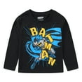 thumbnail image 4 of Warner Bros. Justice League Batman Superman Flash Green Lantern Long Sleeve Shirt (Boys), 3 Pack, Sizes 3T-10, 4 of 9