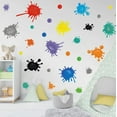 thumbnail image 1 of GFDYREE Multicolor Paint Splatter Wall Decal, Splatter and Splotches Wall Sticker for Art Room Nursery Classroom Decoration, Watercolor Paint Splatter Decor,Ink Paint Splat Wall Decal, 1 of 5