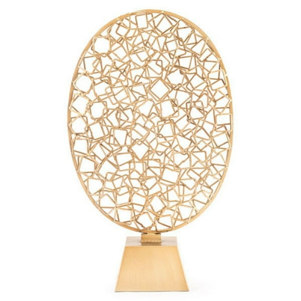 Decorative Table Centerpieces Dining Room Centerpieces Decor Squares Gold Walmart Com Walmart Com