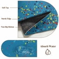 thumbnail image 6 of Area Rug for Living Room, Lake Blue Birthday Non-Slip Indoor Large Carpet for Bedroom/Dining Room, Colorful Confetti Ribbons Polka Dots Classroom Washable Low-Profile Floor Runner Rugs - 4 x 6 Ft, 6 of 7