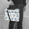 thumbnail image 5 of Lsque Daisies Flowers Pattern Laptop Bag – Portable & Slim Single-Shoulder Computer Case with Adjustable Strap, Protective, Lightweight for 13”/14”/15.6” Laptops, 5 of 8