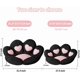 thumbnail image 3 of Cojín de pata de gato kawaii para silla, 69,8 x 59,9 cm, bonito cojín de corazón, cómodo y decorativo para sofá de oficina o gaming, color negro., 3 of 5